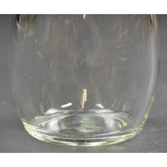 Cleare Pressed Glass Flower Vase - 4.5" Tall