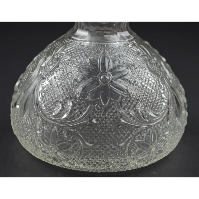 Tiara Crystal - Sandwich Clear Pattern - Decanter - 7.125" Tall