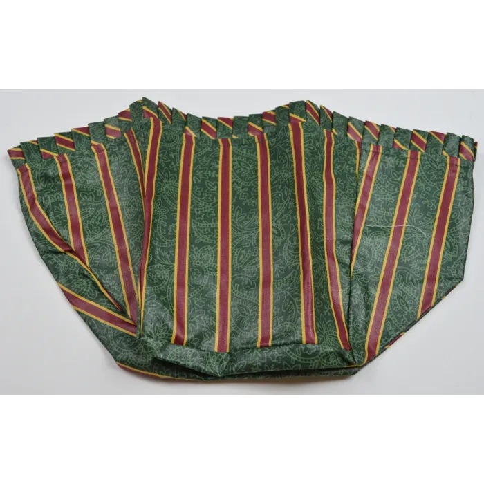Longaberger Cranberry Basket Liner - Imperial Stripe