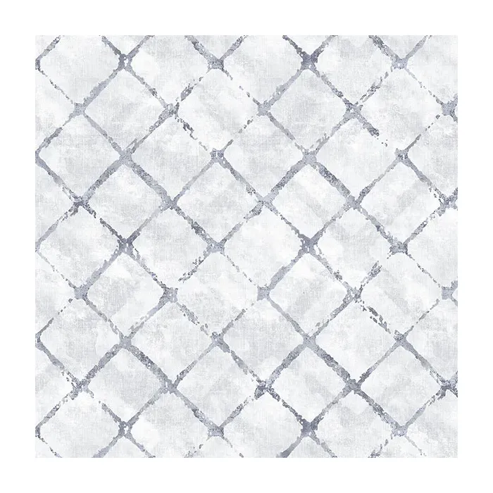 Chicken Wire Wallpaper Grey, Blue, Navy, Dolphin Blue Norwall Wallcovering FH37551