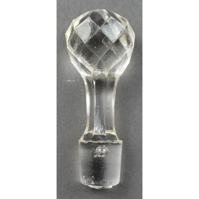 McKee Glass Company Cruet With Stopper - Napoleon Pattern - EAPG - 6.5" Tall