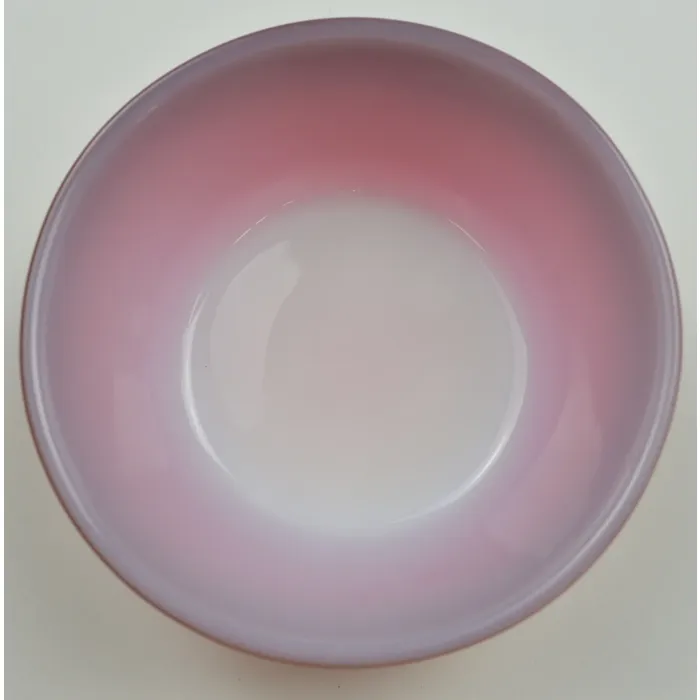 Anchor Hocking Fire King Bowl 11 - Red & Brown Pattern - 4.875" Round