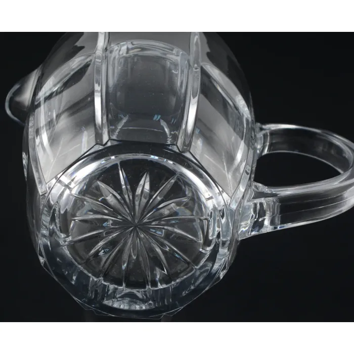 Bergerac Crystal Pitcher - France - 1994 - 24% Lead Crystal