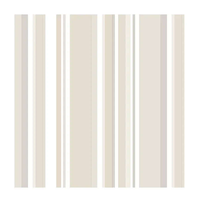 Step Stripe Wallpaper Light Beige, White Norwall Wallcovering SY33964
