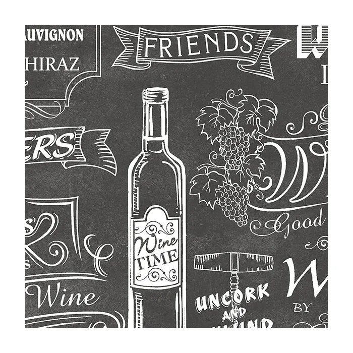 Chalkboard Wallpaper Black Norwall Wallcovering CK36631