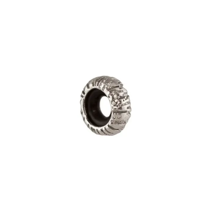 Fenton Art Glass - Sterling Silver Stopper Bead - Crosscut