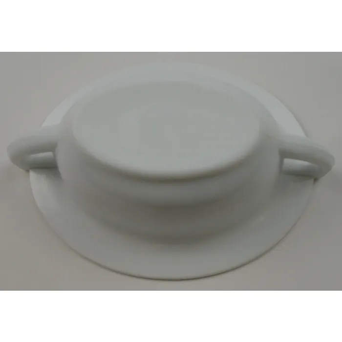 Anchor Hocking Vitrock White Pattern - Cream & Sugar Set