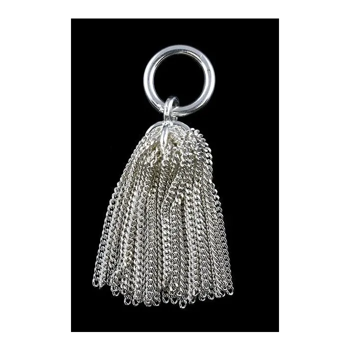 Fenton Art Glass - Sterling Silver Bead Tassel Charm