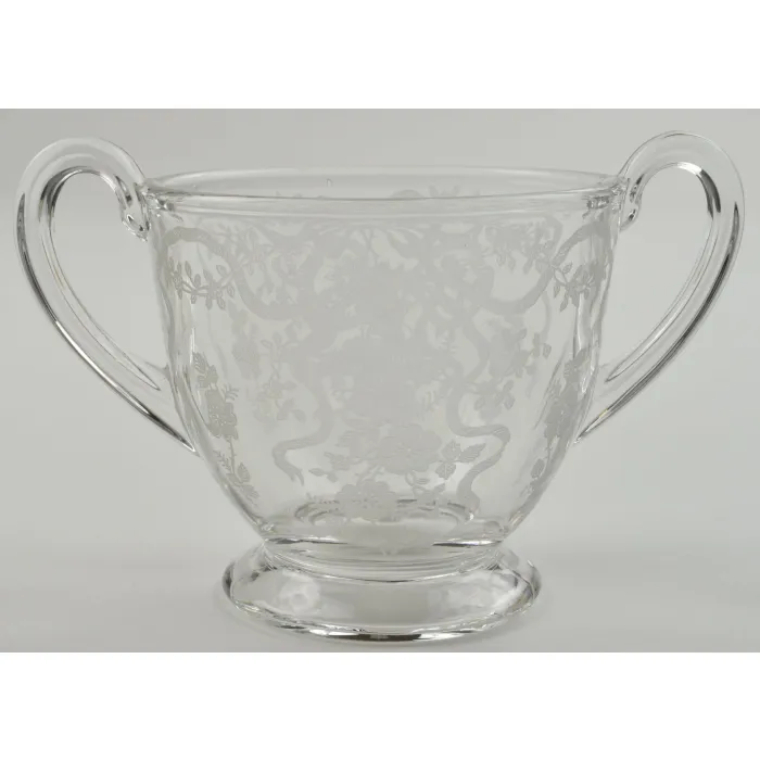 Fostoria - Romance Pattern - Footed Open Sugar