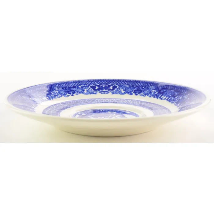 SCIO Pottery Company - Blue Willow - Flat Cup Saucer