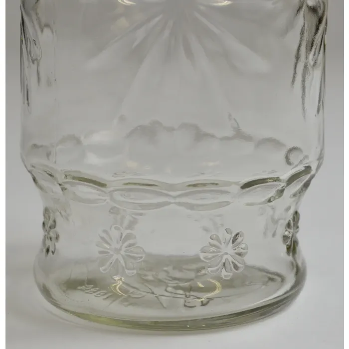 Anchor Hocking Glass Planters Peanuts Lidded Jar - 1980 - 9.75" Tall
