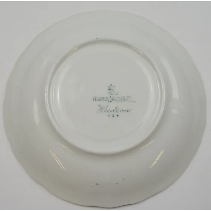 Homer Laughlin China - Hudson Pink Floral Pattern - Flat Cup Saucer