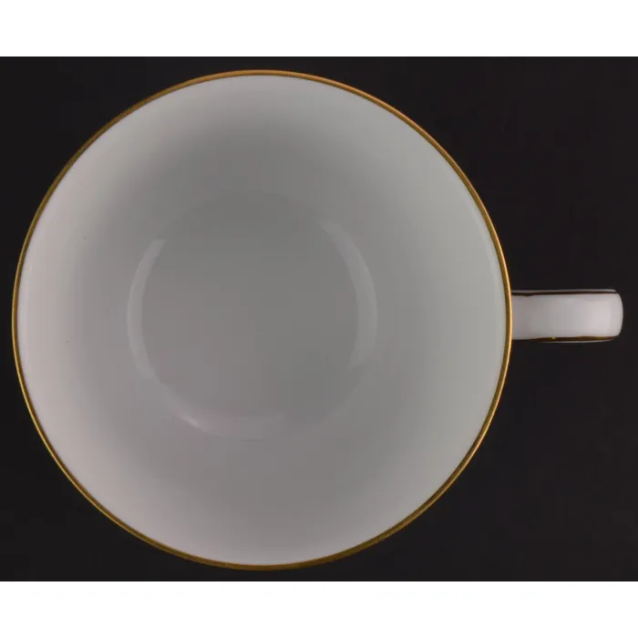 Noritake China - White Scapes Collection - Whitecliff Pattern 4083 - Flat Cup