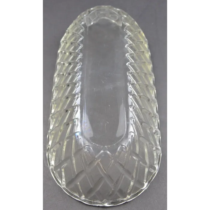 Indiana Glass Pretzel Clear Pattern - Celery Dish - 10.375" Long