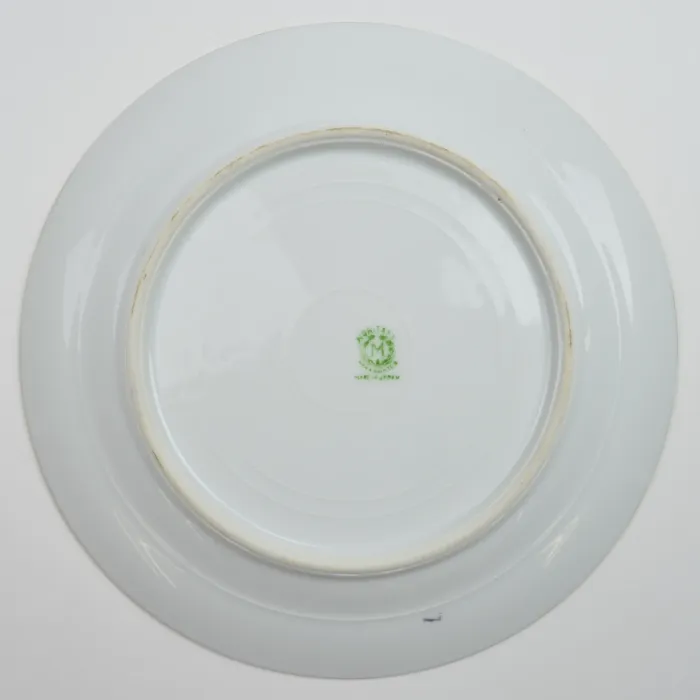 Noritake China - Salad Plate - Hand Painted Beach Scene