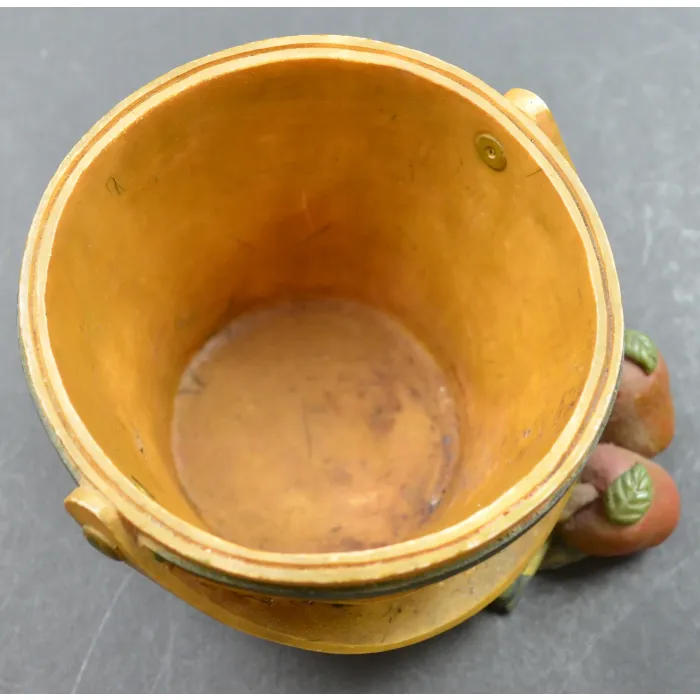 Blossom Bucket Basket Design Candle Votive - 2.75" Tall