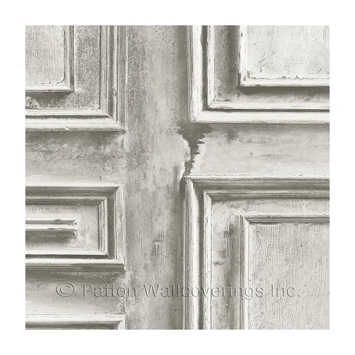 Wood Panel Wallpaper Grey Norwall Wallcovering LL36211