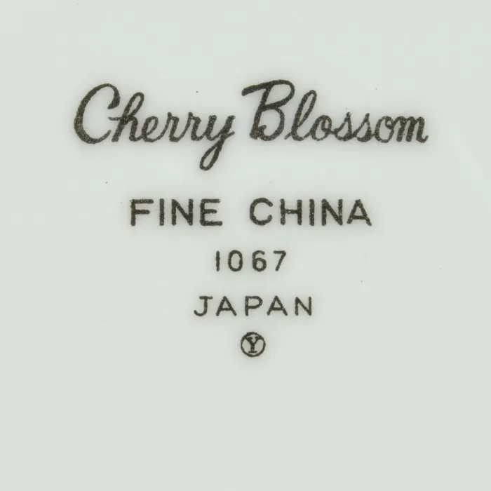 Fine China Of Japan - Cherry Blossom Pattern - Flat Cup Saucer