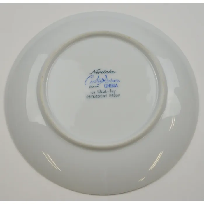 Noritake China Bread & Butter Plate - Wild Ivy Pattern - 6.375" Round