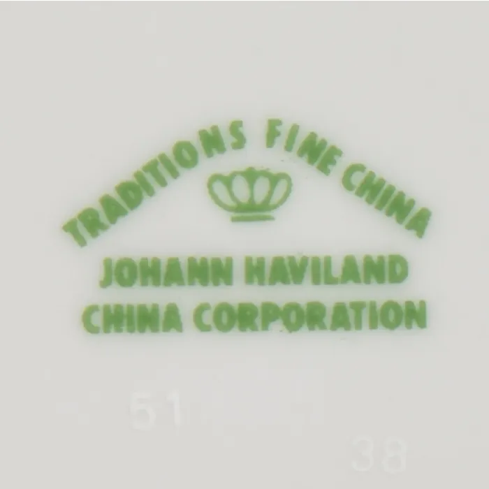 Johann Haviland - Traditions Fine China - Moss Rose Pattern - Dessert Bowl