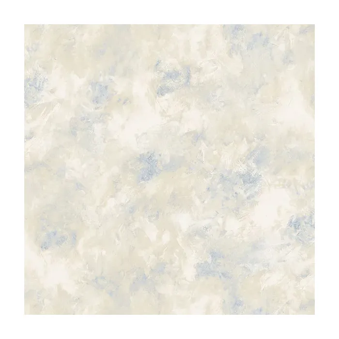 Textured Leaves Wallpaper Blue, Beige Norwall Wallcovering RG35749