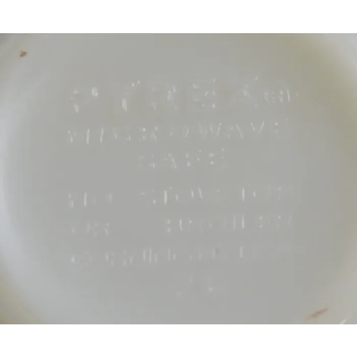 Corning Pyrex Spring Blossom Pattern - Flat Cup - 2.625" Tall