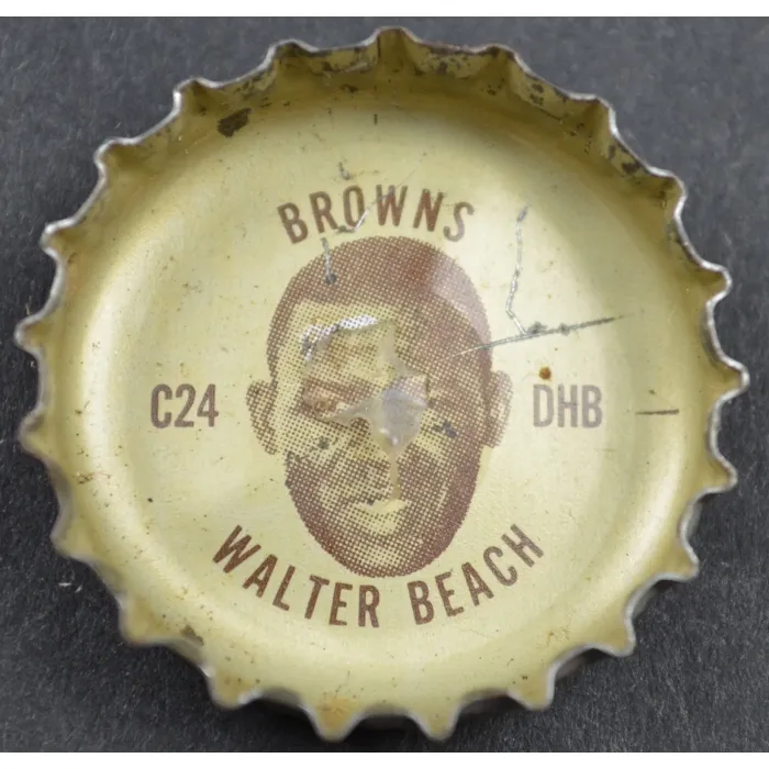 Tab NFL Bottle Cap - Cleveland Browns - Walter Beach