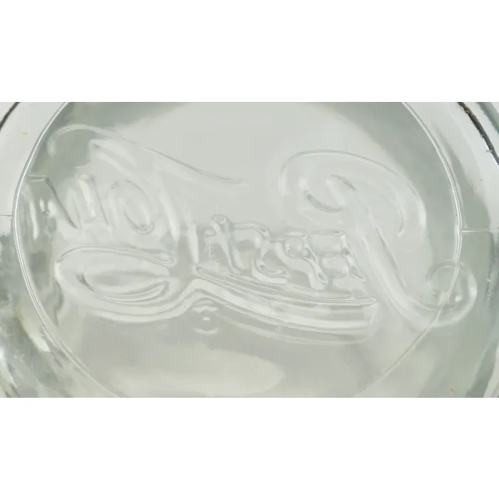 Pepsi Cola Vintage Handled Glass Mug - 6.25" Tall