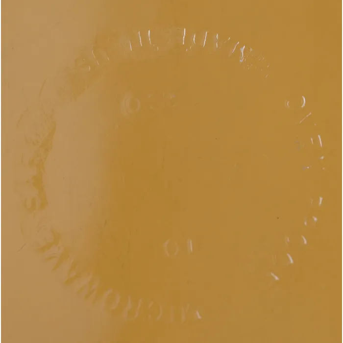 Amber Glass No. 460 9" Pie Pan - 9.25" Wide