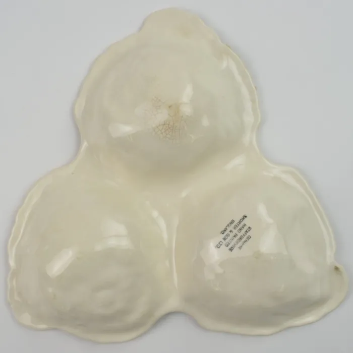 Shorter & Son LTD. - Hand Painted 3 Part Relish Dish - Staffordshire England