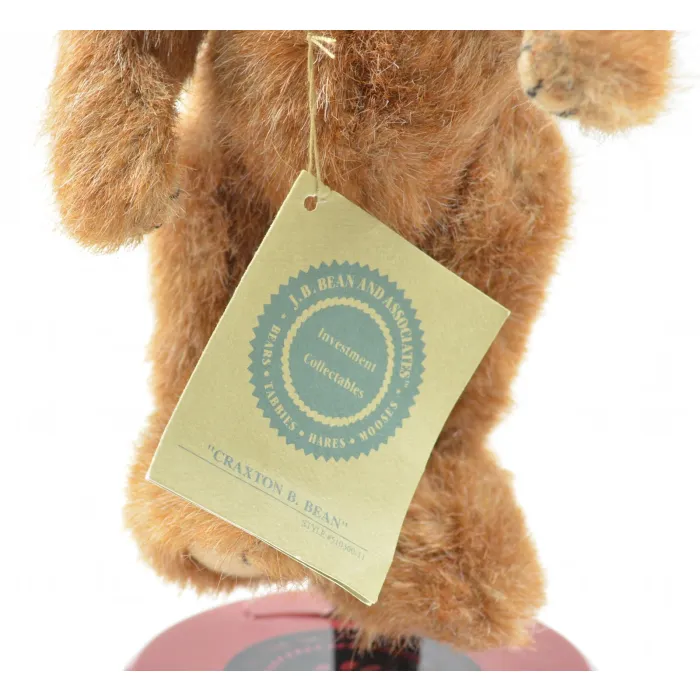 Boyds Bears Plush Teddy Bear - JB Bean & Associates - Craxton B. Bean - 10" Tall