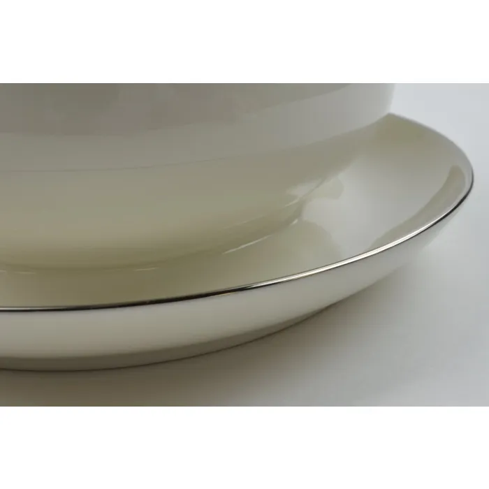 Noritake China - Gravy Boat & Attached Underplate - Cornelia Pattern - 7572