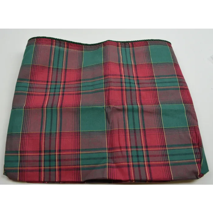 Longaberger Small Wash Day Basket Liner - Evergreen Plaid