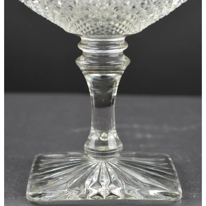 Westmoreland Glass - English Hobnail Pattern - Round Compote - 5" Tall