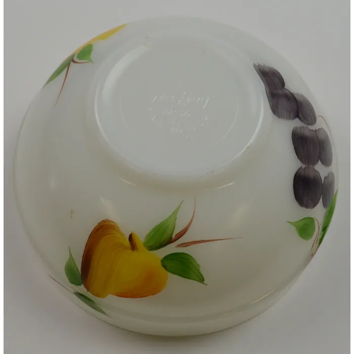 Anchor Hocking - Fire King Fruit Pattern Mixing Bowl - 6" Round