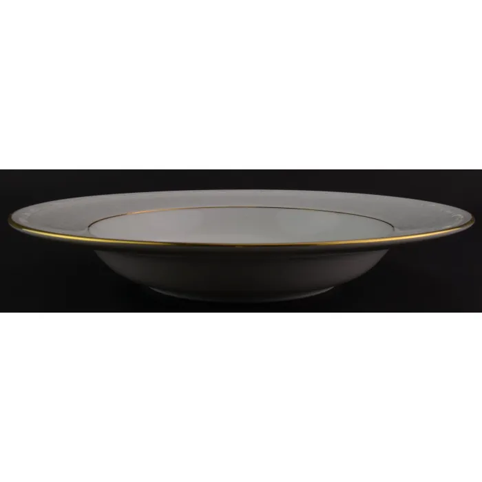 Noritake China - White Scapes Collection - Whitecliff Pattern 4083 - Soup Bowl