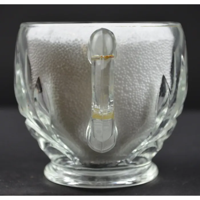 Indiana Glass - Willow Clear Pattern - Open Sugar - 3" Tall
