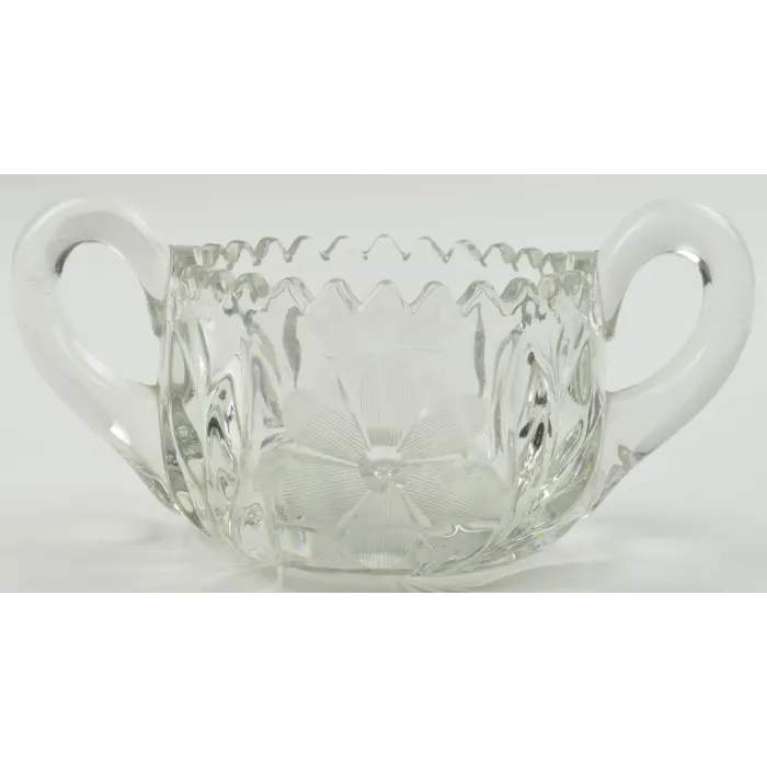 Tiffin / Franciscan - Cut 83 Clear - Cut Floral Pattern - Open Sugar - 167