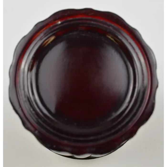 Anchor Hocking - Swirl Royal Ruby Pattern - 10 Oz. Flat Tumbler - 4" Tall