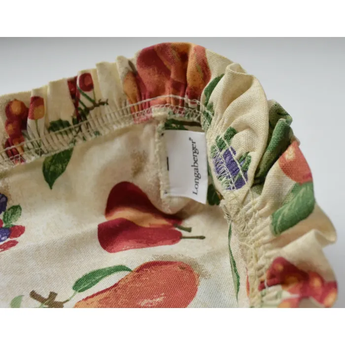Longaberger Basket Liner - Fruit Medley Pattern