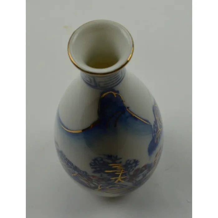 Oriental Designed Vase - Made In Japan - 5.5" Tall