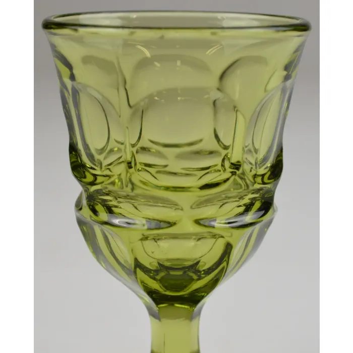 Fostoria Argus Green Pattern - Wine Glass - 4.875" Tall