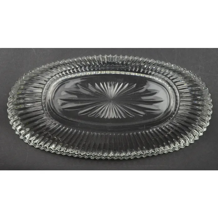 Jeannette Glass - Annivesary Pattern - Pickle Dish - 10"