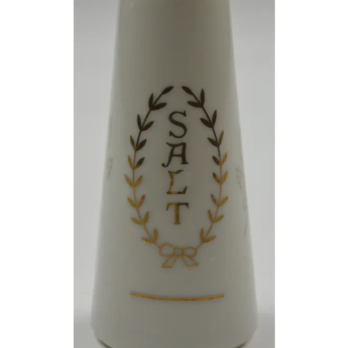 Vintage Grace Before Meals Ceramic Salt Shaker - 4" Tall