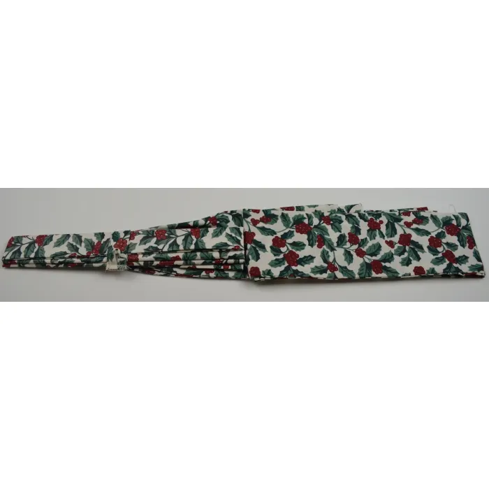 Longaberger Basket Fabric Bow - Holly Pattern