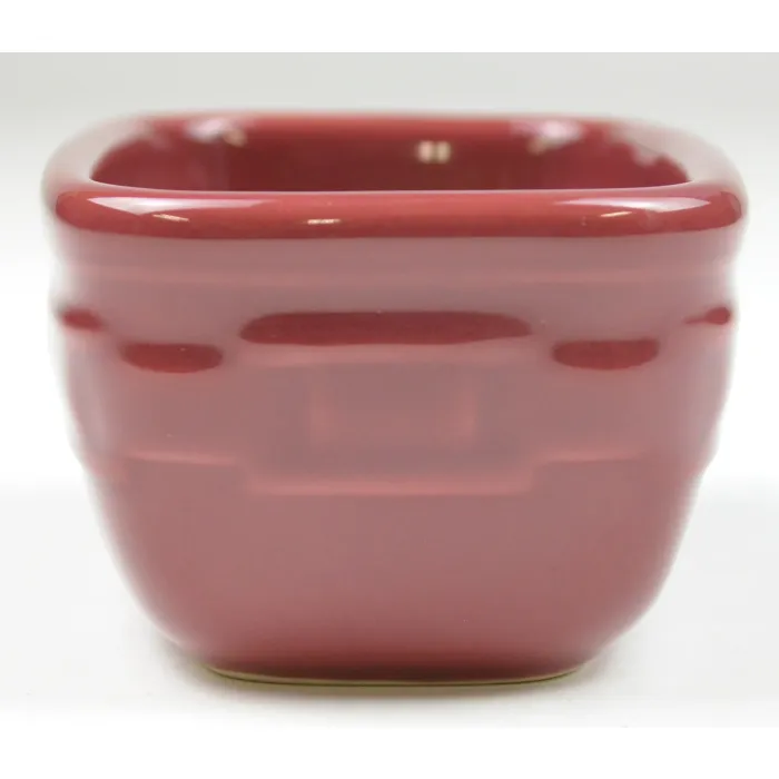 Longaberger Pottery Wovens Traditions Paprika Pattern - Dash Bowl - 5.5" Wide