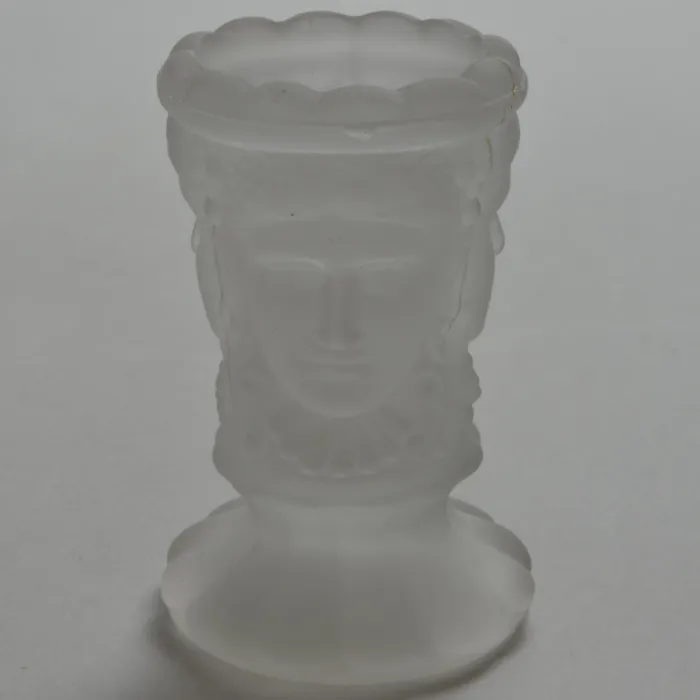 Wright Glass - Three Face Pattern - Toothpick Holder