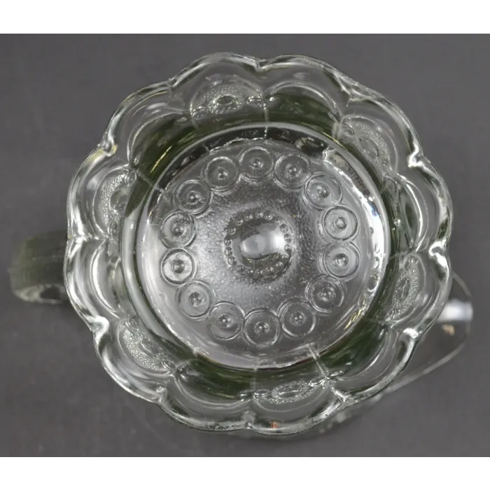 U S Glass EAPG Milk Pitcher - Jewel & Dewdrop Pattern - Circa 1901