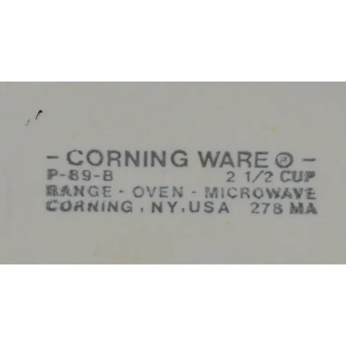 Corning Cornflower Blue Pattern - 2.5 Cup Sauce Pan - 6" Wide
