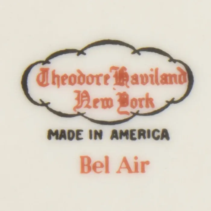 Theodore Haviland - Bel Air Pattern - Footed Cup Saucer - 5.75" Wide